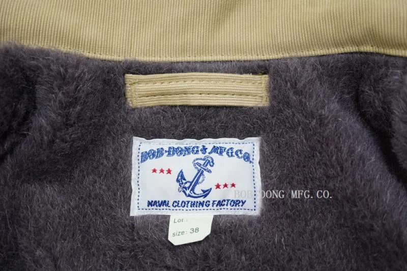 BOB DONG 740 двубортное бушлат зимнее шерстяное пальто на подкладке палубная куртка мужская бушлат