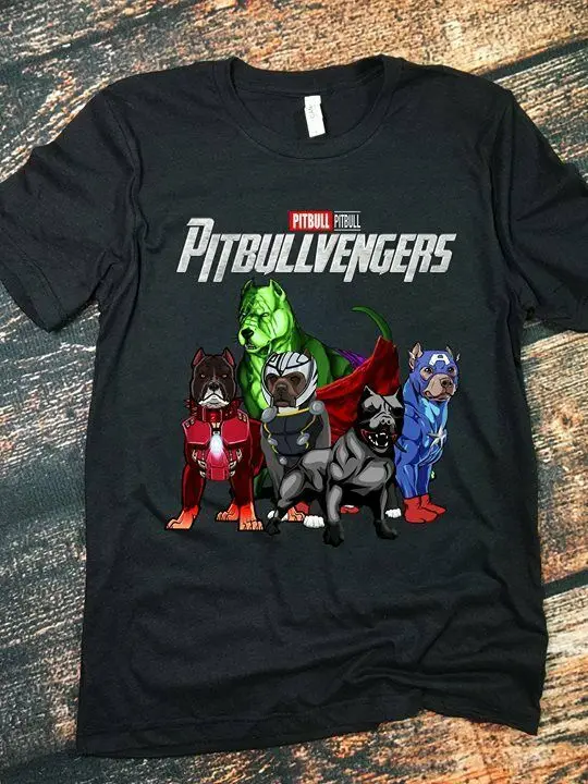 Pitbullvengers Pitbull Мстители Endgame Мужская черная футболка хлопок S 4Xl