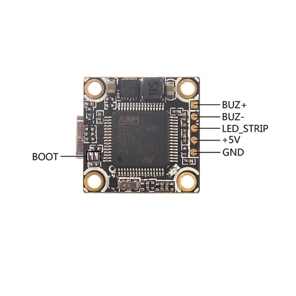 

TeenyF4 Pro Fly Tower Integrated OSD 1-2S Power Supply Teenypro 5A 16x16mm BLHELI_S ESC for Indoor Brushless FPV