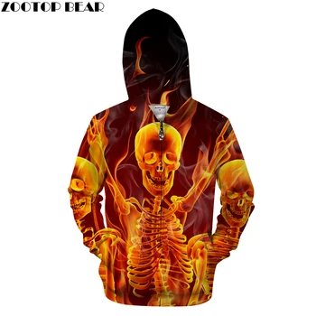 

Fire&Skull 3D Zip Hoodie Men Zipper Hoody Casual Sweatshirt Male Tracksuit Pullover Printed Coat Streatwear DropShip ZOOTOPBEAR