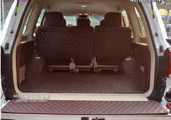 Best качество! Полный набор материалы ствола для Toyota Land Cruiser 200 2017-2010 5 мест прочный ботинок ковры грузового лайнера, Бесплатная доставка