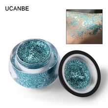 Ucanbe блестящие жидкие тени для век 6 цветов водонепроницаемые блестящие мерцающие тени для век пигментная паста для тела Алмаз Золото Серебряные тени AU002