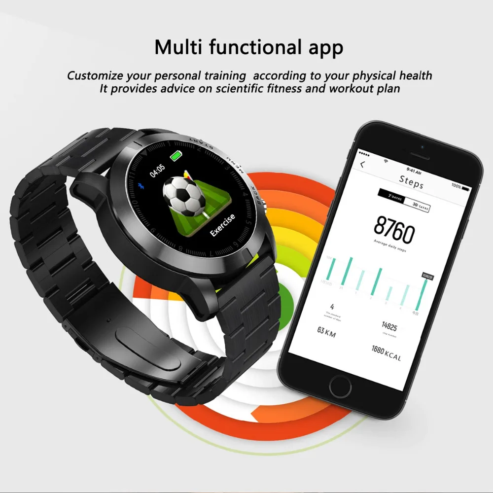 S10 Смарт-часы IP68 водонепроницаемые спортивные часы Bluetooth 4,2 мониторинг сердечного ритма Смарт-часы фитнес-трекер Браслет для телефона