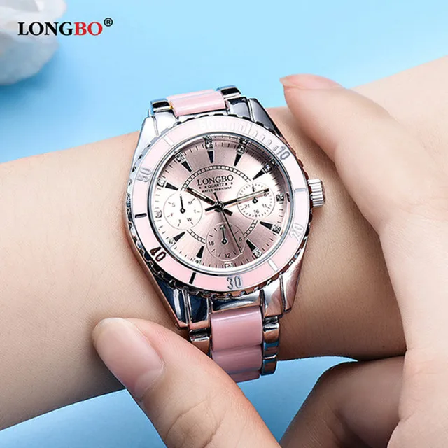 

LONGBO Brand Women Watch Ladies Quartz Watches Luxury Lady Wrist Watch 2018 Fashion Female Clock Waterproof Relogio Feminino