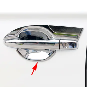 

4Pcs Chrome Accessories For 2013-2018 Mitsubishi Outlander Glossy Protector Door Handle Bowl Surrounds Overlay Trims