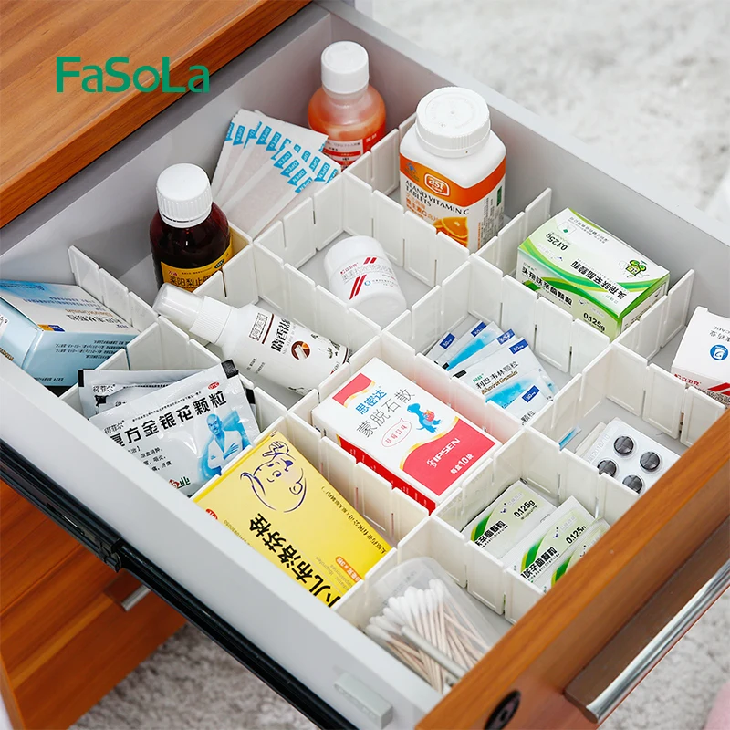 Fasola 5pcs 7pcs A Lot Combination Storage Drawer Dividing Plates