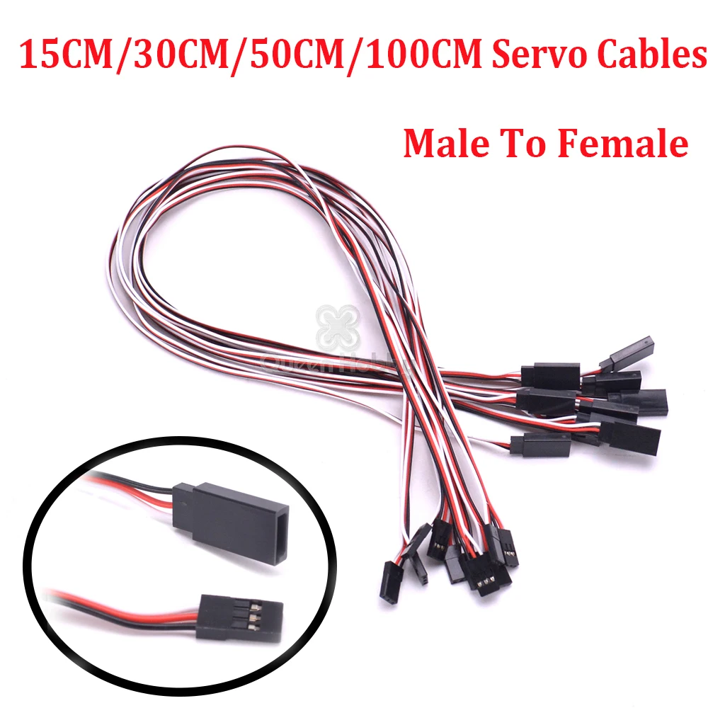 Male to Female 150MM 300MM 500MM 1000MM 15cm 30cm 50cm 100cm Servo