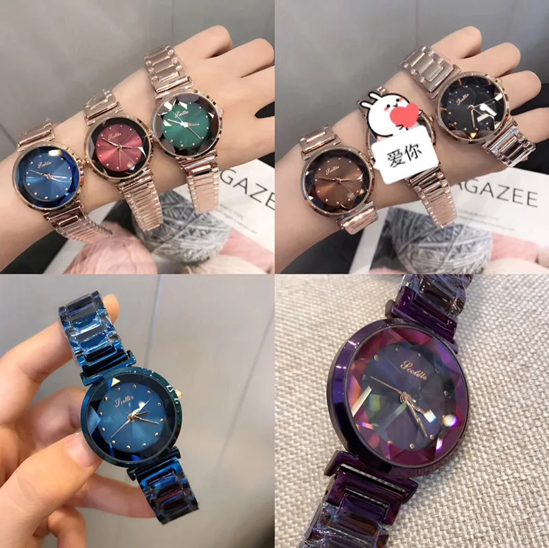 Высокое качество Япония движение часы для женщин Классический Простой Дамы Розовое Золото Стальной браслет платье наручные часы сияющий цвет поверхности