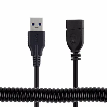 

CY 10pcs/lot USB 3.0 Type-A Male to Female Extension Data Charge Stretch Cable for Tablet & Phone & Laptop