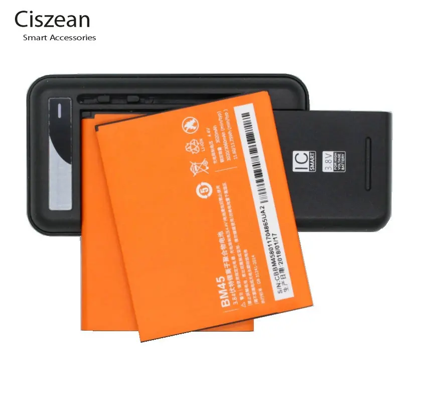 Ciszean 2 шт. BM45 3020 мАч Сменный аккумулятор для телефона + зарядное устройство