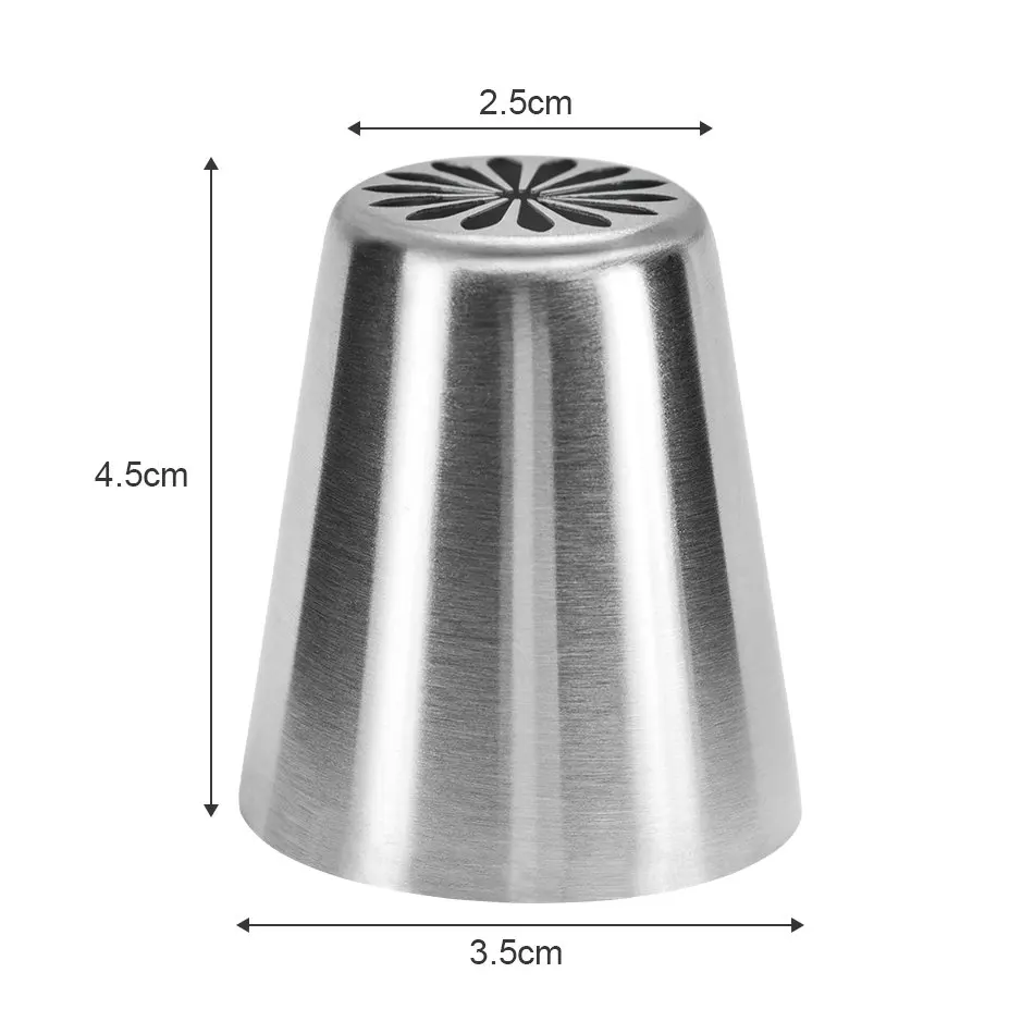 1 шт., VOGVIGO, новинка, нержавеющая сталь, русская насадка, насадки для украшения торта, инструменты, кондитерский крем, сопла для кексов