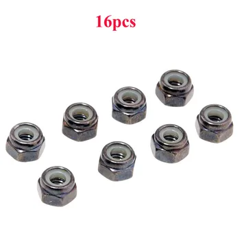 

16Pcs M4 R86052 Metal Nylon Nut Screw Locknut Anti-loose for 1/10 RC Model Cars Spare Parts Simulation Original Accessories