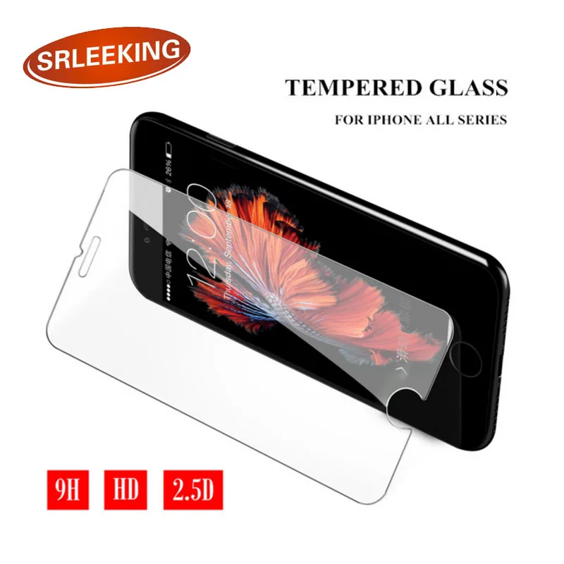 Защитное закаленное стекло SRLEEKING 2.5D для iPhone4/5/6/7/8plus защитная пленка из