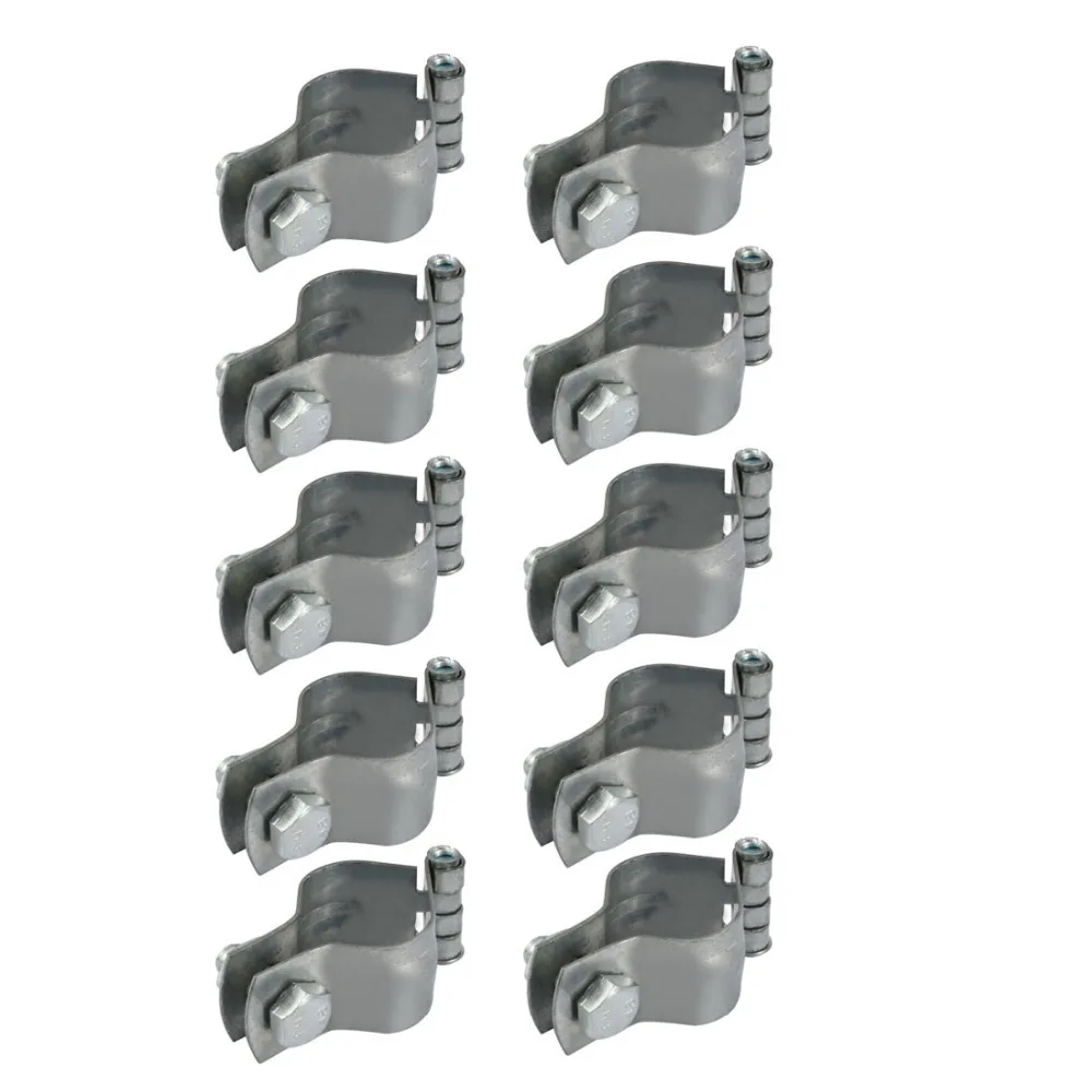UXCELL 10pcs Hose Clamps Iron Zinc Plated Hose Clamp for 20mm Outer Dia