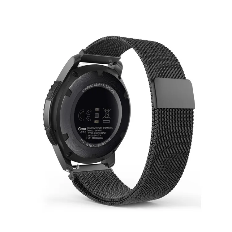 22 мм ремешок для часов samsung galaxy watch 46 мм 42 м gear S3 Frontier/sport 20 Milanese Loop band amazfit bip huawei watch GT ремень