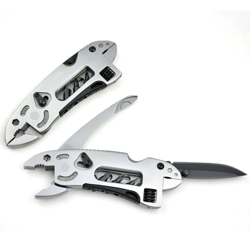 EDC Multi Tool Pliers Pocket Knife Screwdriver Kit Adjustable Repair