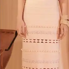 Женские пикантные ткачество кисточкой Розовый Черный повязку юбка эластичные знаменитости вечерние юбки для женщи