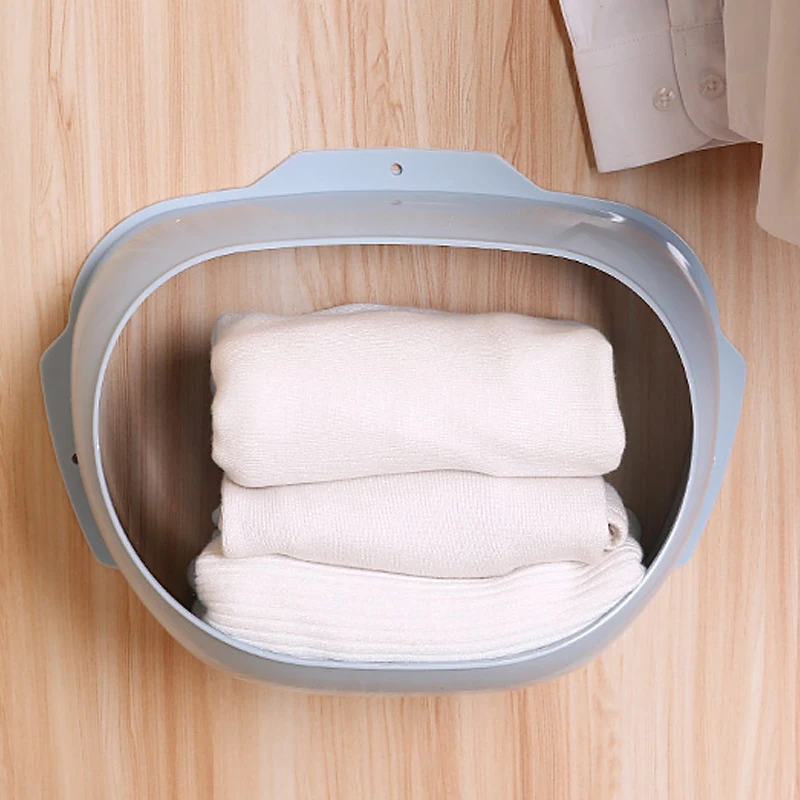 

Plastic Storage Rack For Kitchen Organizer Bathroom Makeup Brush Holder Shelf Hollow Towel Organzier Wall Basket Home Decor Case