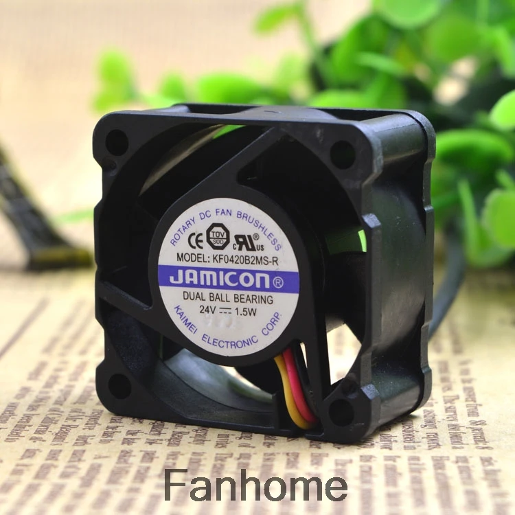 For JAMICON 4020 4CM KF0420B2MS-R 24V 1.5W Cooling Fan 40*40*20MM | Компьютеры и офис