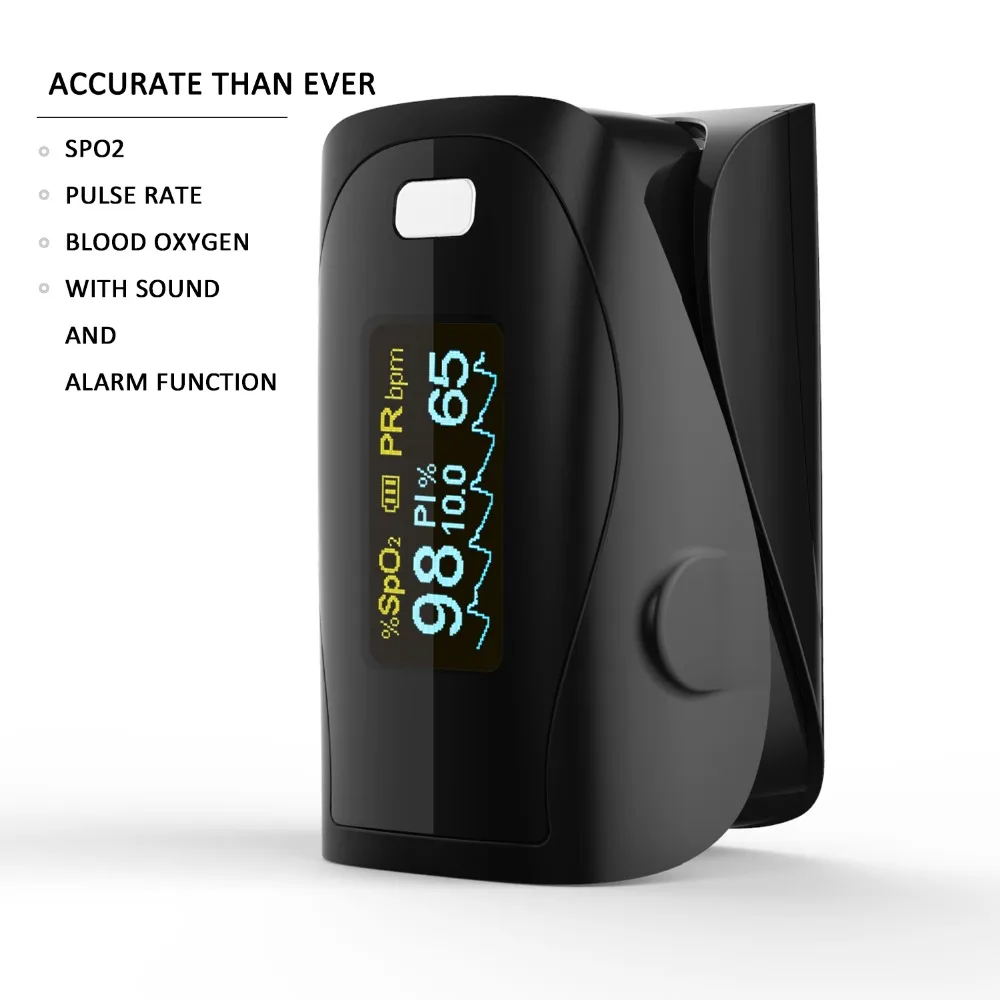 Finger Pulse Oximeter,PI,PR,SPO2 Accurate Meter For Medical Equipment
