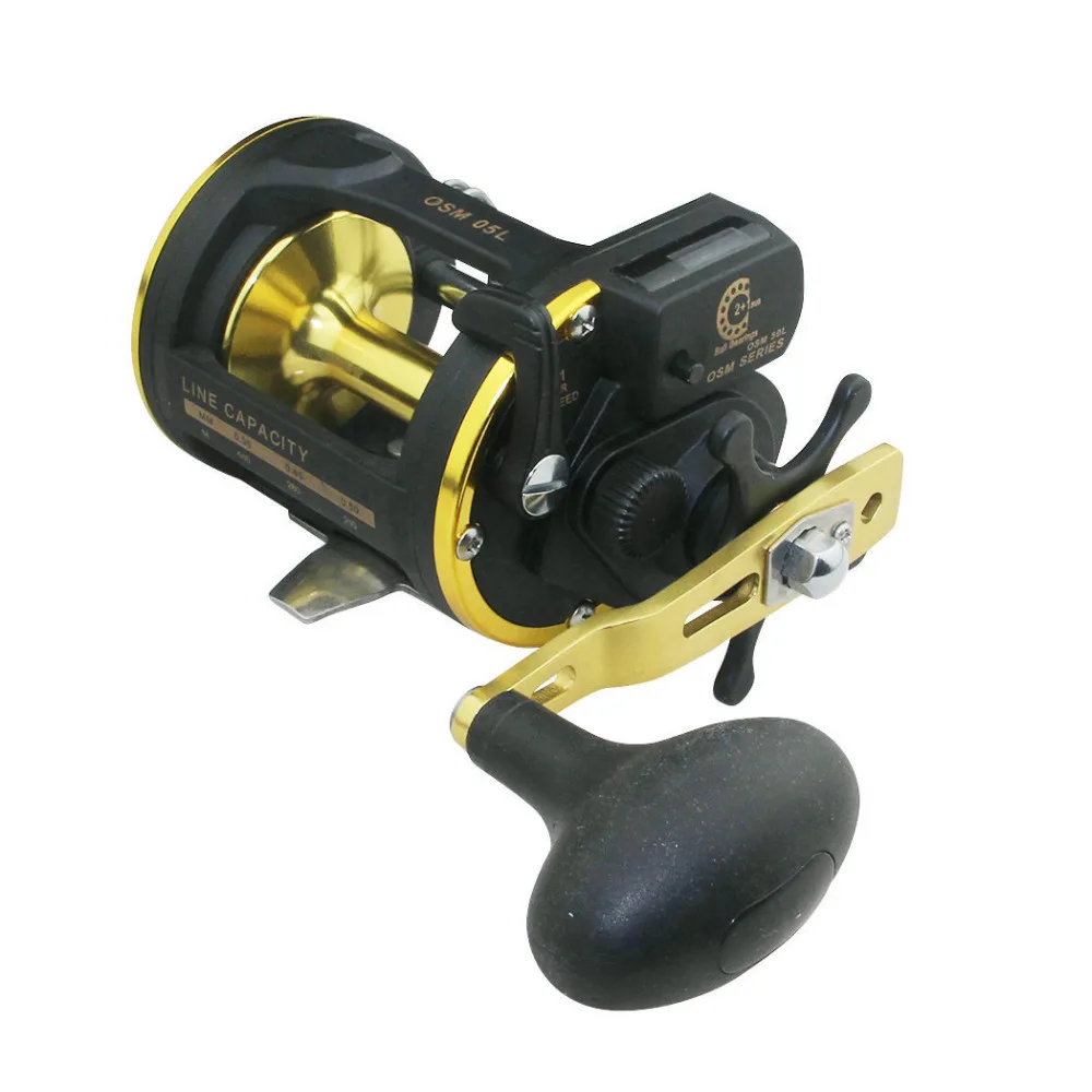 Trolling Fishing Reel OSM05L Multiplier Power Line Counter | Спорт и развлечения