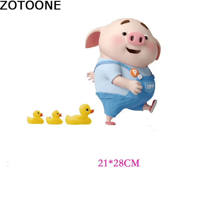 Аксессуары для одежды ZOTOONE Cute Meng pig теплопередача офсетная печать DIY