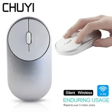 Мини Беспроводная 2,4G мышь эргономичная ультратонкая оптическая USB Бесшумная 1200 dpi Mause офисная компьютерная игровая мышь для ноутбука Xiaomi