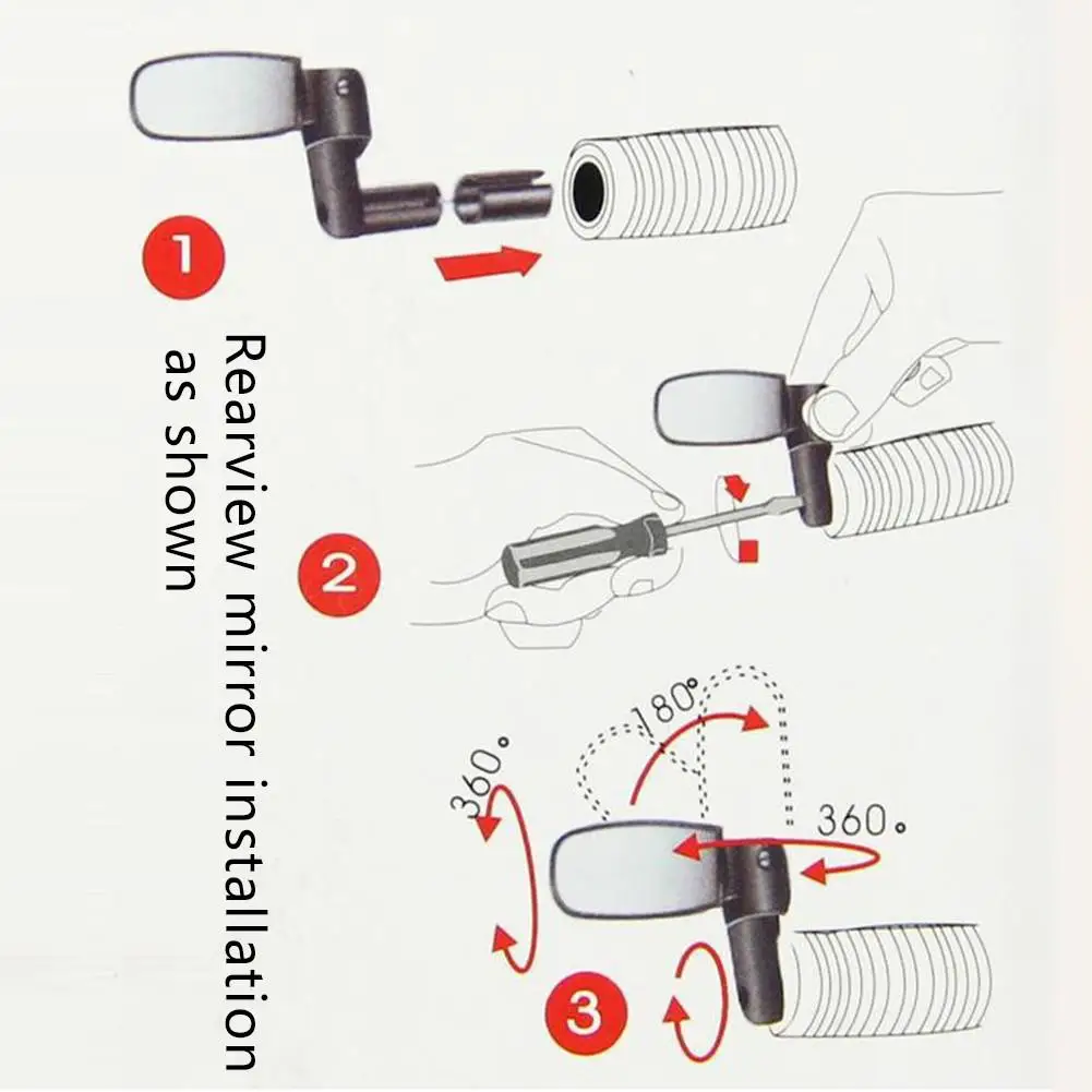 Зеркало заднего вида для велосипеда Быстрый демонтаж зеркало заднего вида регулируемый отражатель горное Велосипедное Зеркало заднего вида для большинства моделей
