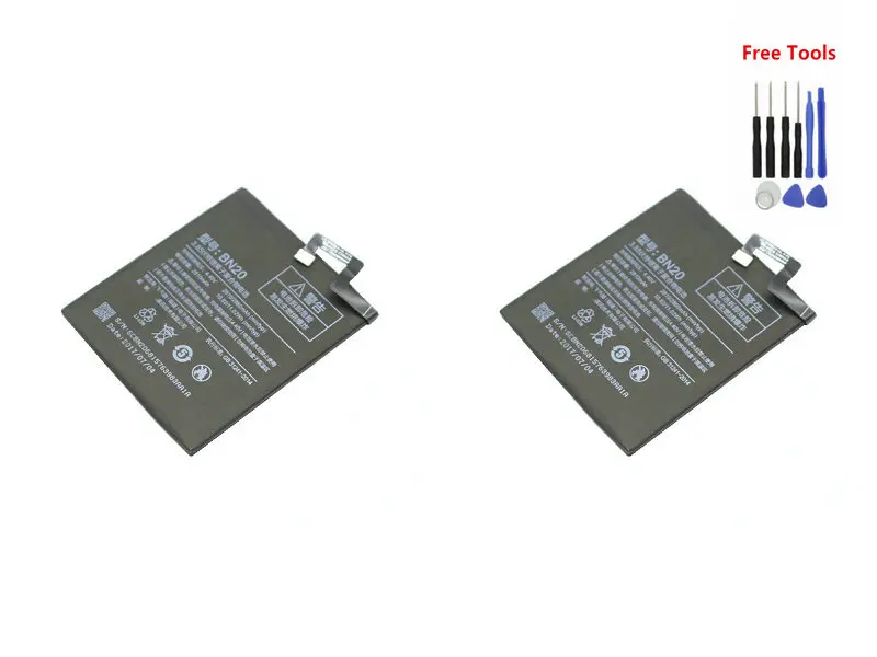 2x BN20/BN 20 запасная батарея для Xiao mi M5C mi 5C 2810 mAh/10.82Wh батареи+ инструмент