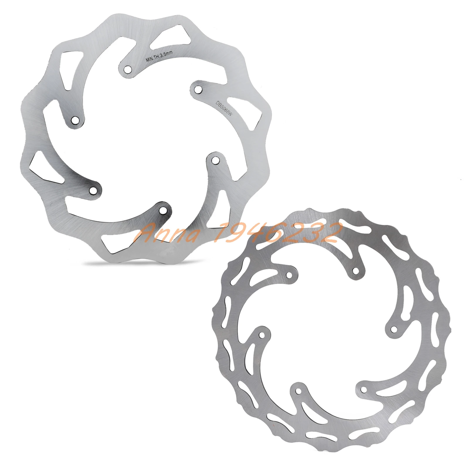 

NICECNC Front Rear Brake Discs Rotors For Husaberg Husqvarna FC FX TC FE TE 125 250 300 350 400 450 501 560 600 570 2004-2018