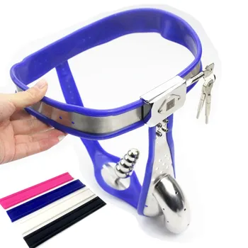 Male Arc Chastity Belts Stainless Steel Anal Plug Chastity Pants Bondage Sex Fetish Lockable Penis Cage Sex Toy for Men G7-4-63
Male Arc Chastity Belts Stainless Steel Anal Plug Chastity Pants Bondage Sex Fetish Lockable Penis Cage Sex Toy for Men G7-4-63