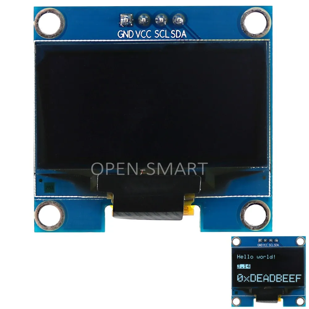 OLED Display Module 1.3 inch OLED Module Screen 128x64 White Color I2C OLED Display for Arduino