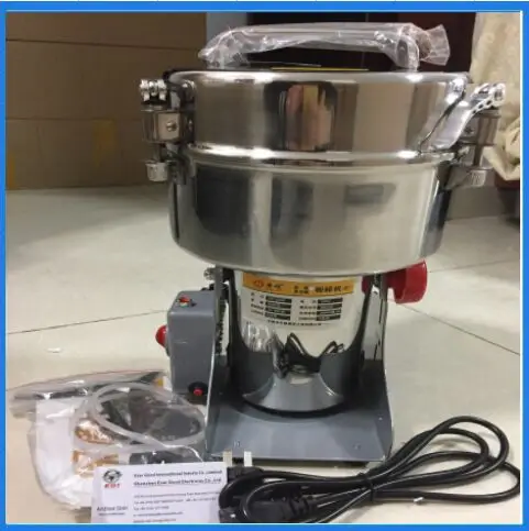 

HC-2000Y2 Multifunction Swing Type 2000g Portable Grinder Herb Flood Flour Pulverizer Food Mill Grinding Machine