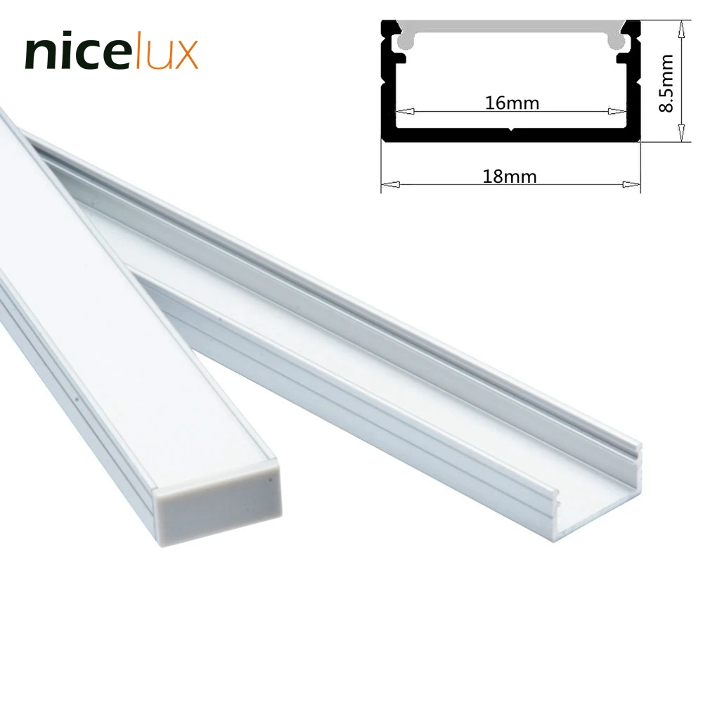 Wholesale 0.5M LED Light Aluminum Channel Case Holder Cover For LED Rigid Strip 