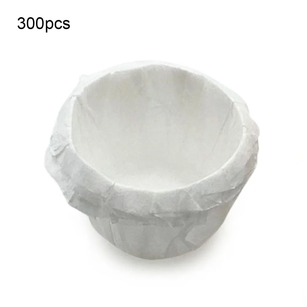 

300PCS Disposable Filters Single Cup Coffer Strainer Coffee Leach Tray Powder Percolator Paper Cup Filter Paper Tray