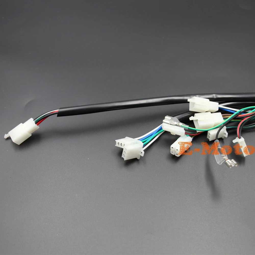 Engine Wiring Harness Loom GY6 125cc Quad Bike ATV Buggy 6-pin Round edge CDI