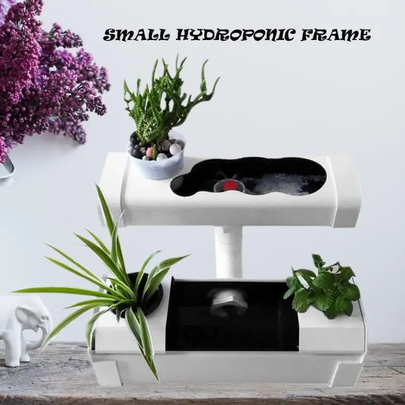 1 компл. DIY 110 в завод сайт гидропоники системы мини кассеты для рассады Крытый сад завод расти комплект США Plug