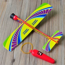1PCS High Quality Fashion Stretch Flying Glider Planes Aeroplane Childrens Kids Model Toys Game Cheap Birthday