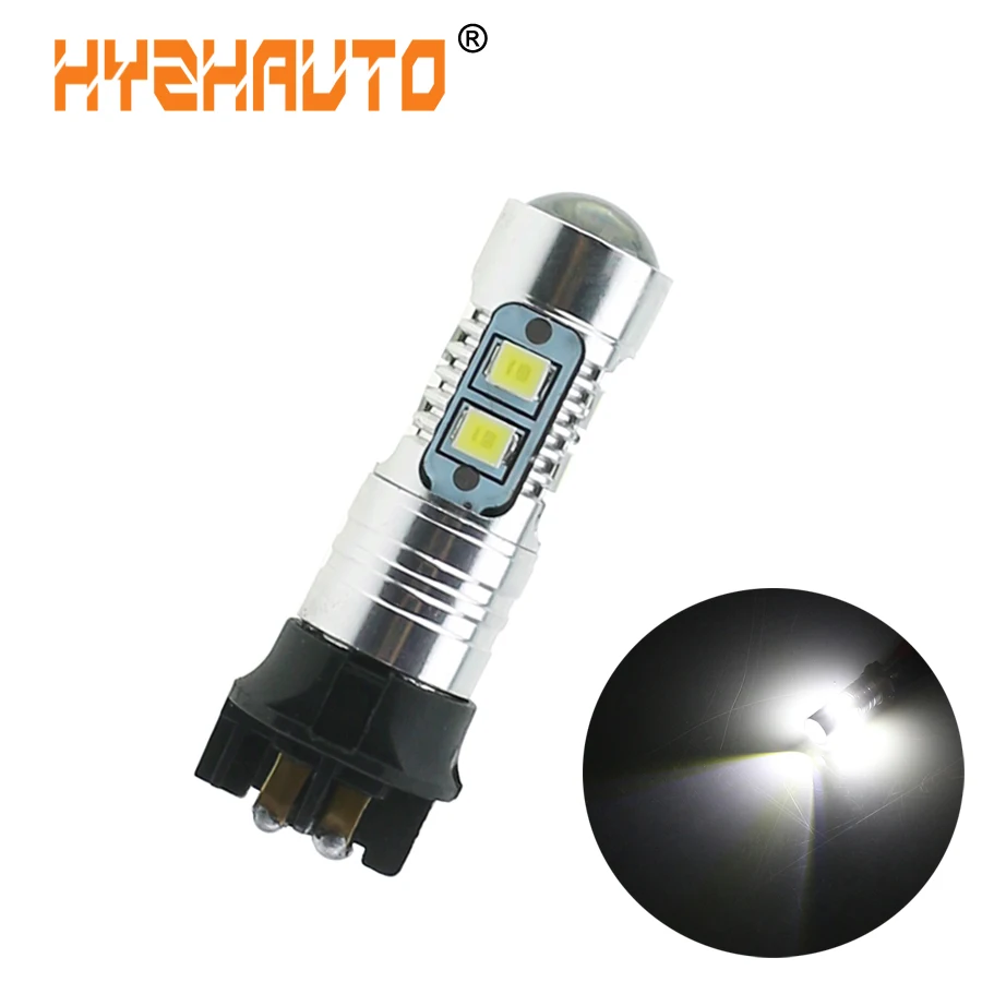 HYZHAUTO PW24W LED DRL العارض سيارة الجبهة النهار الجري الخفيف الأبيض الأصفر أضواء الخارجية مصدر 1 قطع