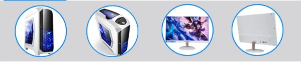 22 24 дюймов ЖК HD панель экран i3/i5/i7 игровой настольный компьютер ПК модный дизайн компьютерный Рабочий стол