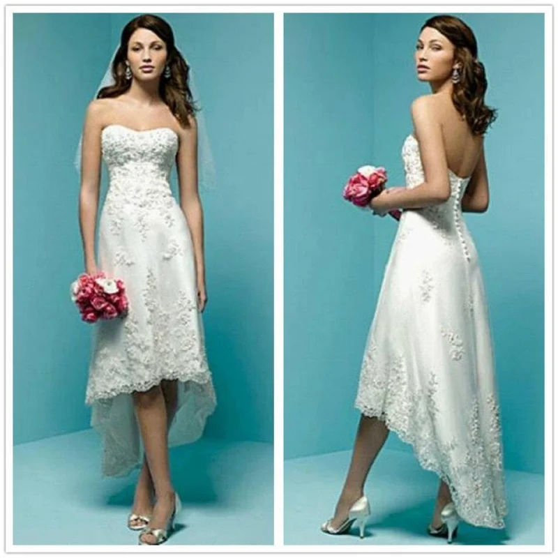 

free shipping 2014 new design good quality victorian corset dress custom size/color train ball gown short white wedding dresses