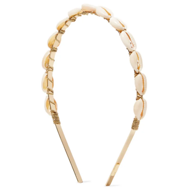 

boho beach jewelry women natural cowrie shells headband bridal wedding hair accessories bijoux cheveux headpiece new 2019