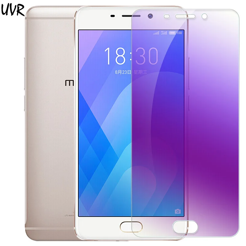 UVR для Meizu M6 M5 M3 Note защита от синего закаленного стекла M6S M5S M5C M3S X8 U10 U20 полное
