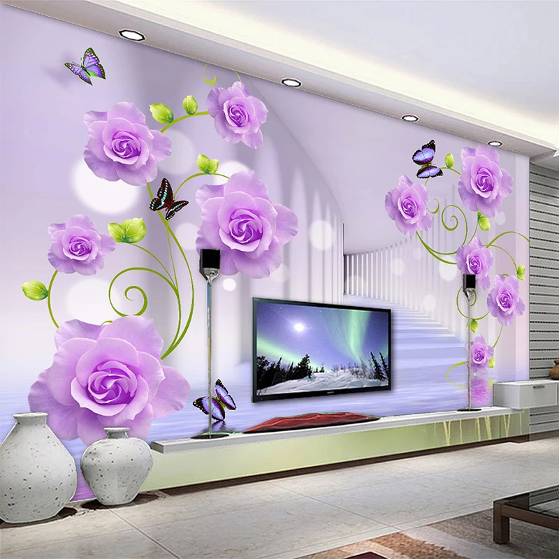 3D Retro brique rose fleurs auto-adhésif Peintures Murales Papier Peint Peinture Photo decor 3D Retro brique rose fleurs auto-adhésif Peintures Murales Papier Peint Peinture Photo decor