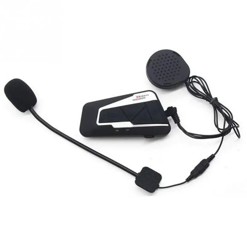 

Noise Elimination Waterproof 1200m Wireless Bluetooth Interphone Headset For Motorcycle Helmet High Definition Speaker CSR BC5
