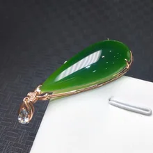 Чистый инкрустированный и Tianbi yu кулон идеальный Нет структуры шпинат зеленый лед в конце русской старой ямы действительно идут