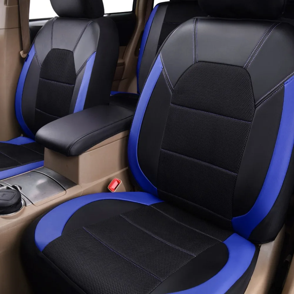 Чехлы для автомобильных сидений, универсальные, подходят для большинства автомобильных сидений, защита красного, фиолетового, синего, черного, серого цвета для Toyota, Honda, kia, ford