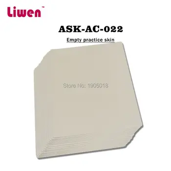 

Top quality 5pcs/lot permanent makeup blank tattoo practice fake skin for needle machine learning training