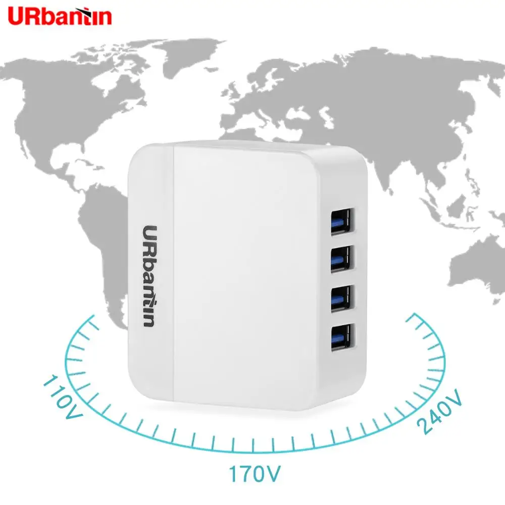 العالمي USB سريعة تهمة 5 V 2.4A ل فون 7 8 الاتحاد الأوروبي الولايات المتحدة المملكة المتحدة الاتحاد الافريقي التوصيل شاحن سريع للهاتف المحمول كابل...