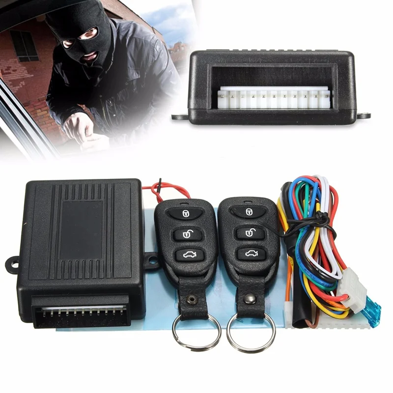 

Universal Alarm Systems Car Auto Remote Central Kit Door Lock Locking Vehicle Keyless Entry System With Remote Controllers